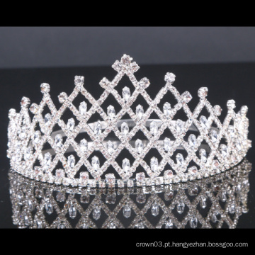 Casamento coroa de cristal strass tiara cristal pageant coroas